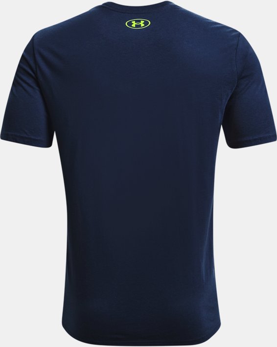 男士UA Island Waves短袖T恤, Navy, pdpMainDesktop image number 5
